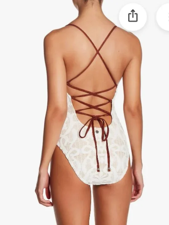 NWT Nanette Lapore Lace Swimsuit Size Medium (M) - Picture 2 of 10